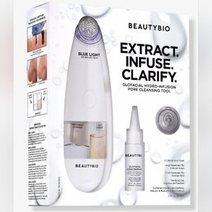NIB BeautyBio White Pore Cleansing Tool with Blue Light